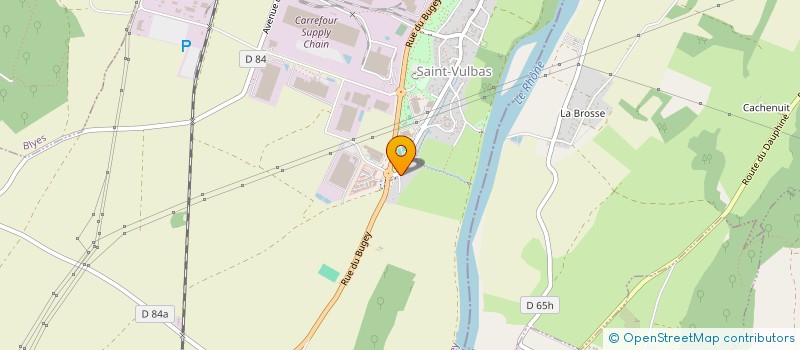 localisation de l'entreprise GENERATIONS CLAIRES FONTAINES  SAINT-VULBAS