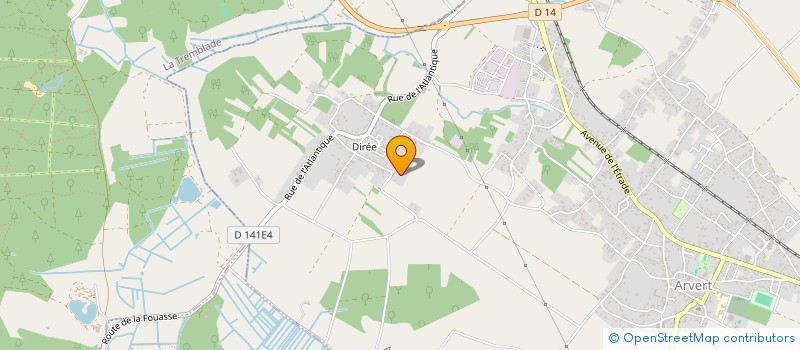 localisation de l'entreprise GENERATIONS FINANCES  ARVERT