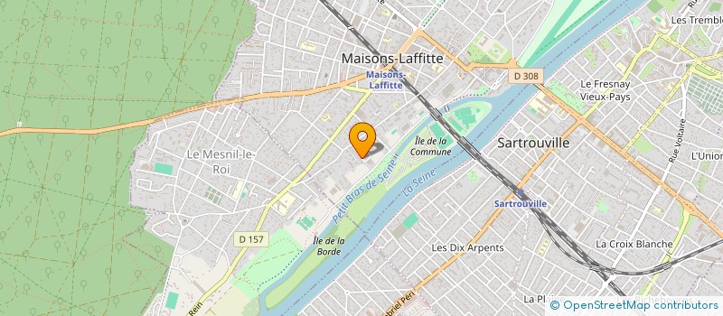 localisation de l'entreprise GENERATIONS FUTURES  MAISONS-LAFFITTE