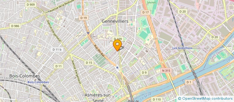 localisation de l'entreprise GENERATIONS - IT à GENNEVILLIERS