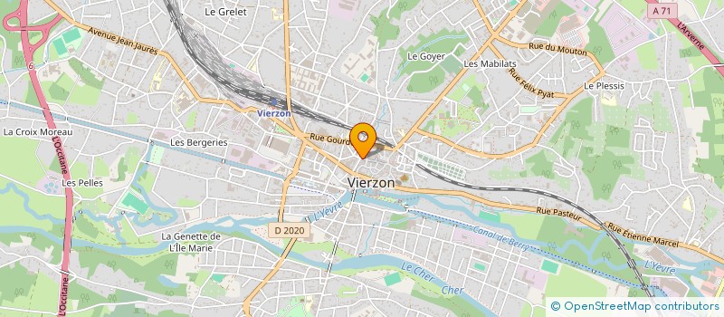 localisation de l'entreprise GENERATIONS MODE  VIERZON