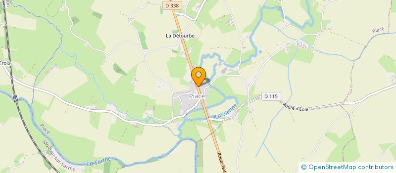 localisation de l'entreprise GENERATIONS MOUVEMENT - CLUB DE PIACE  PIACE