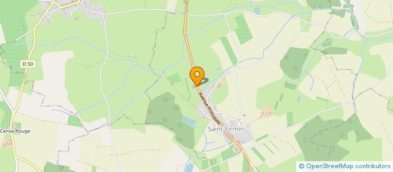 localisation de l'entreprise GENERATIONS MOUVEMENT - CLUB DES AINES RURAUX DE ST FIRMIN  SAINT-FIRMIN