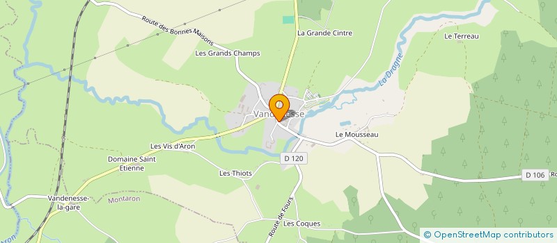 localisation de l'entreprise 	  GENERATIONS MOUVEMENT CLUB EMERAUDE VANDENESSE, ISENAY, MONTARON  VANDENESSE