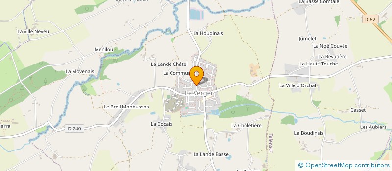 localisation de l'entreprise GENERATIONS MOUVEMENT COMITE DE SECTEUR DU PAYS DE MONTFORT  LE VERGER