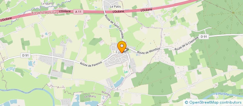 localisation de l'entreprise GENERATIONS MOUVEMENT DE FATINES  FATINES