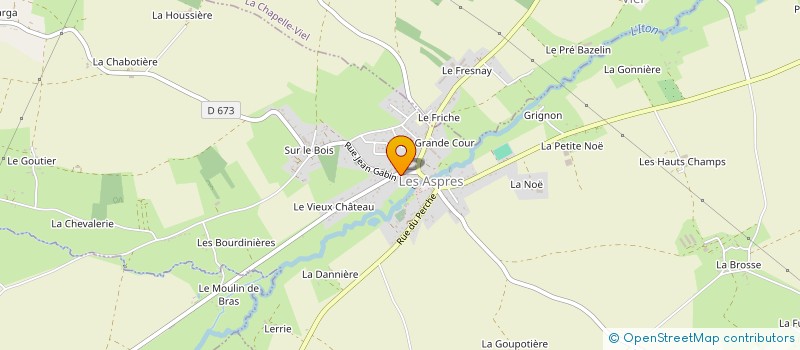 localisation de l'entreprise GENERATIONS MOUVEMENT DES AINES RURAUX DU CLUB DE LA JOIE DE VIVRE DES ASPRES  LES ASPRES