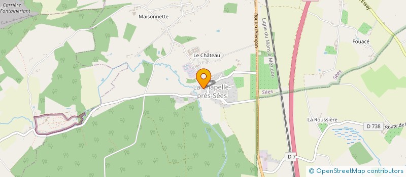 localisation de l'entreprise GENERATIONS MOUVEMENT DU CLUB DES JOYEUX AMIS DE CHAILLOUE - NEUVILLE PRES SEES  CHAILLOUE