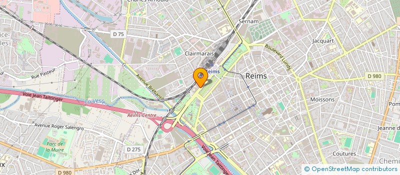 localisation de l'entreprise GENERATIONS MOUVEMENT - FEDERATION DEPARTEMENTALE DE LA MARNE  REIMS