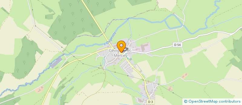 localisation de l'entreprise GENERATIONS MOUVEMENT LE CLUB DE LA JOIE DE GEVIGNEY  GEVIGNEY-ET-MERCEY