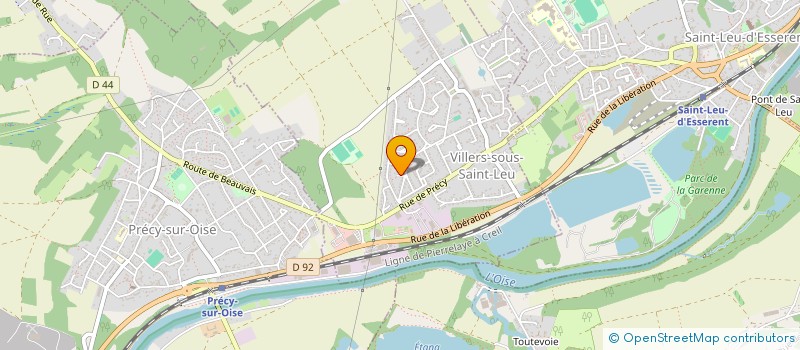 localisation de l'entreprise GENERATIONS PASSIONS PARTAGEES  VILLERS-SOUS-SAINT-LEU