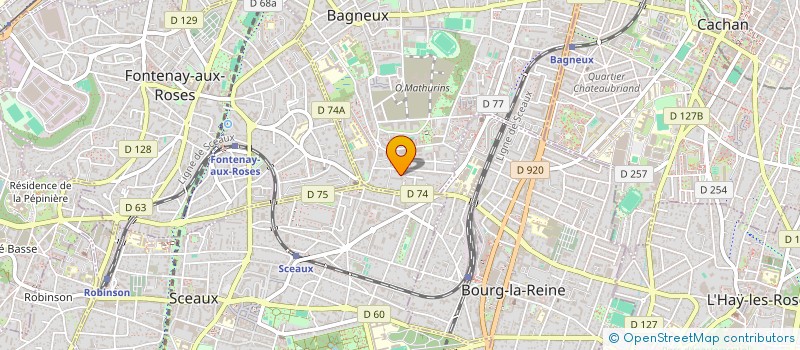 localisation de l'entreprise GENERATIONS SOLIDAIRES  BAGNEUX