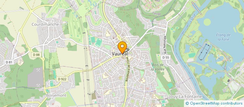 localisation de l'entreprise GENERATIONS SOLIDAIRES VAL D'OISE 95 à VAUREAL