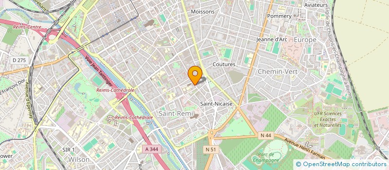 localisation de l'entreprise GENERATIONS SOUL'AGEES  REIMS