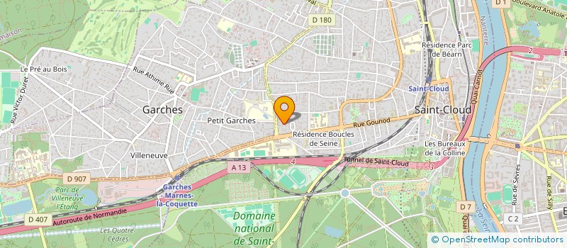 localisation de l'entreprise GENERATIONS & TERRITOIRES à SAINT-CLOUD