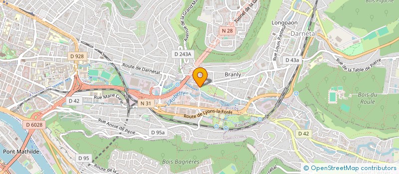 localisation de l'entreprise GENERCONFORT à ROUEN