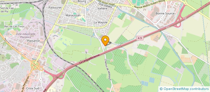 localisation de l'entreprise GENERELEC  NARBONNE