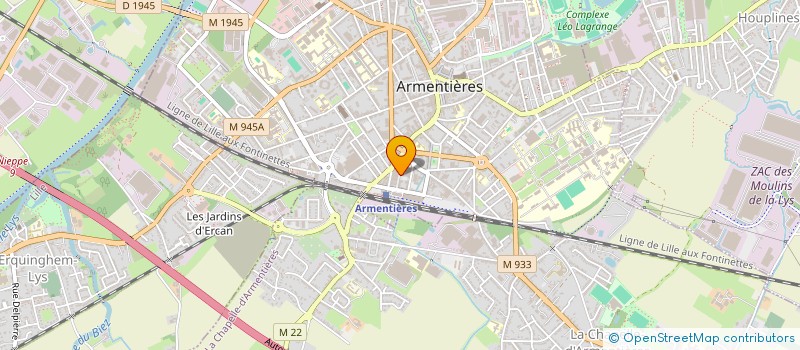 localisation de l'entreprise GENERIC CHEMICALS  ARMENTIERES