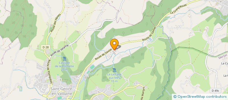 localisation de l'entreprise GENERIS à SAINT-GEOIRE-EN-VALDAINE