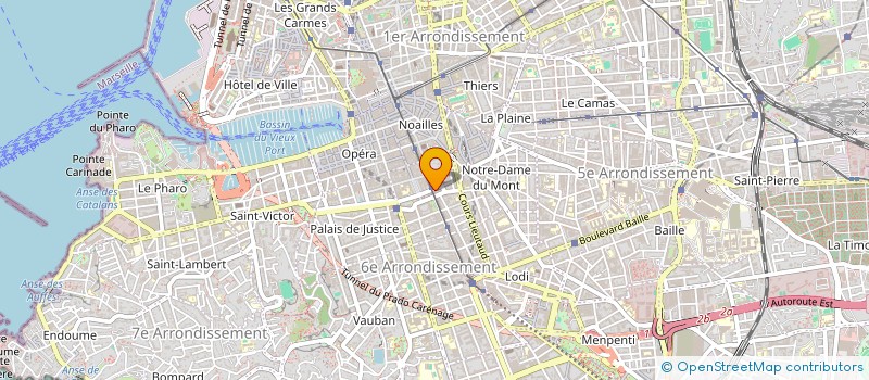 localisation de l'entreprise GENERIS AVOCATS  MARSEILLE