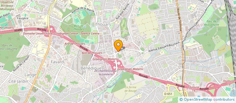 localisation de l'entreprise GENERISK à VILLENAVE-D'ORNON