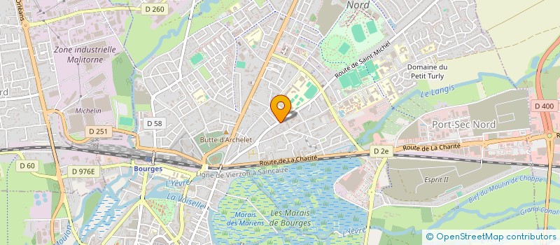 localisation de l'entreprise GENERIX  BOURGES