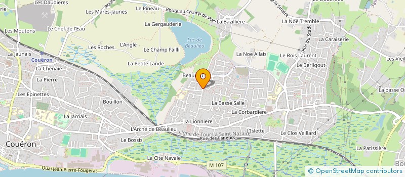 localisation de l'entreprise GENEROSITE PARTAGEE à COUERON