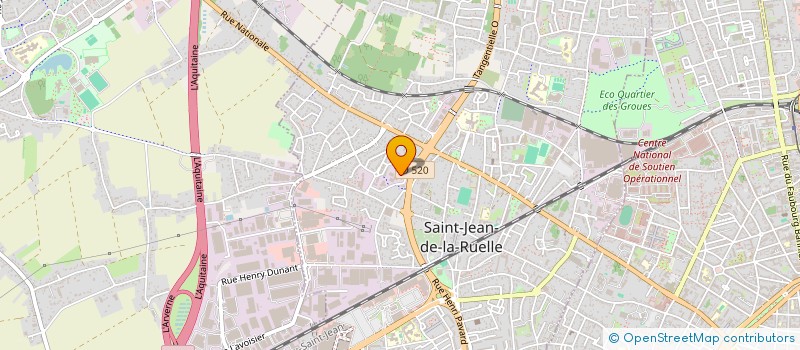 localisation de l'entreprise GENERYS TECHNOLOGIE à SAINT-JEAN-DE-LA-RUELLE