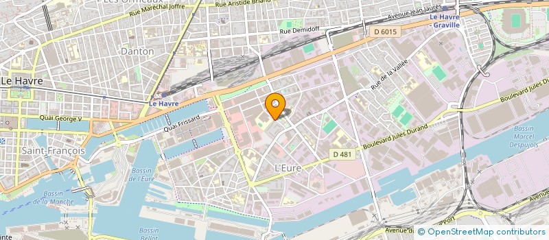 localisation de l'entreprise GENESE à LE HAVRE