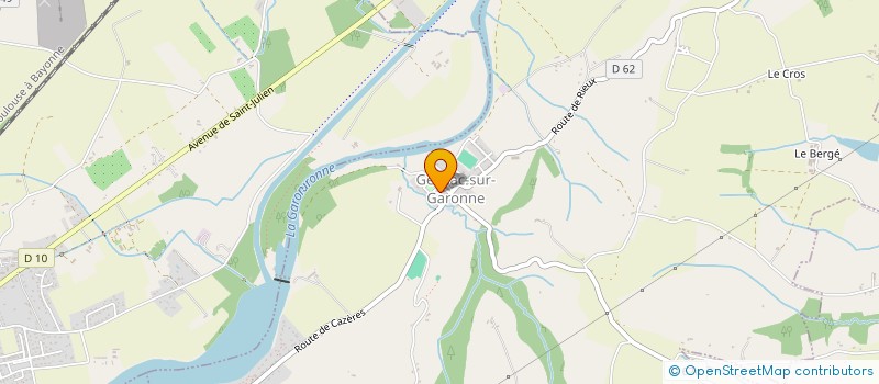 localisation de l'entreprise GENESE ACTUELLE  CASTAGNAC