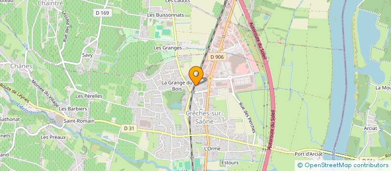 localisation de l'entreprise GENESE BIKES à CRECHES-SUR-SAONE