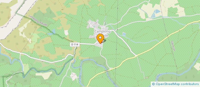 localisation de l'entreprise GENESE FACTUA  CAMPLONG-D'AUDE