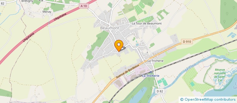 localisation de l'entreprise GENESE IMMO  BEAUMONT SAINT-CYR