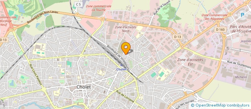 localisation de l'entreprise GENESIS à CHOLET
