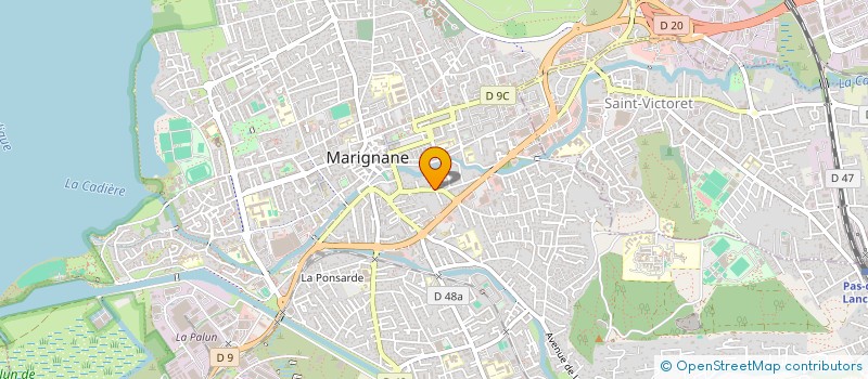 localisation de l'entreprise GENESIS  MARIGNANE