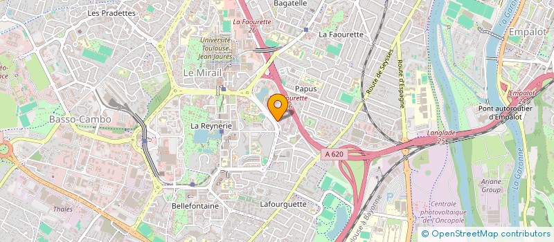 localisation de l'entreprise GENESIS  TOULOUSE