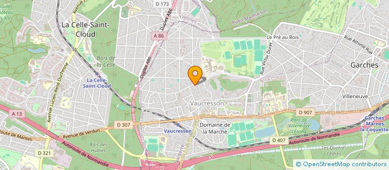 localisation de l'entreprise GENESIS à VAUCRESSON