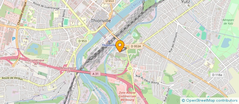 localisation de l'entreprise GENESIS à THIONVILLE