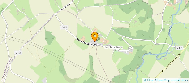 localisation de l'entreprise GENESIS  LA HALLOTIERE