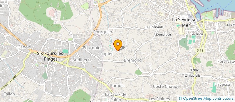 localisation de l'entreprise GENESIS à LA SEYNE-SUR-MER
