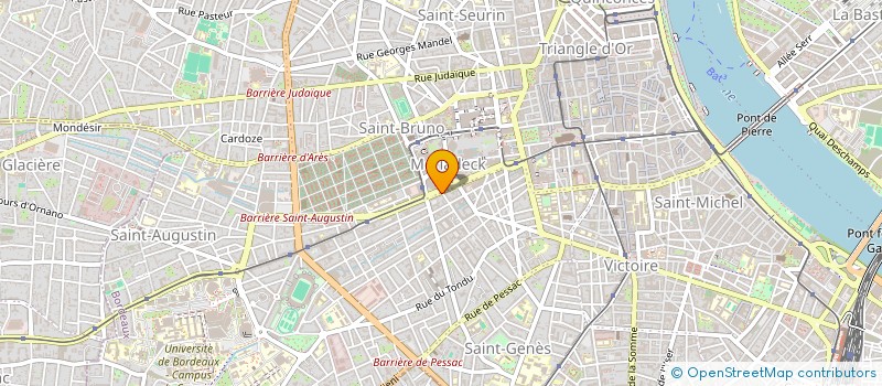 localisation de l'entreprise GENESIS à BORDEAUX