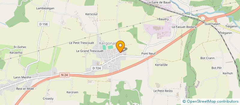 localisation de l'entreprise GENESIS AGENCEMENTS à LANGUIDIC