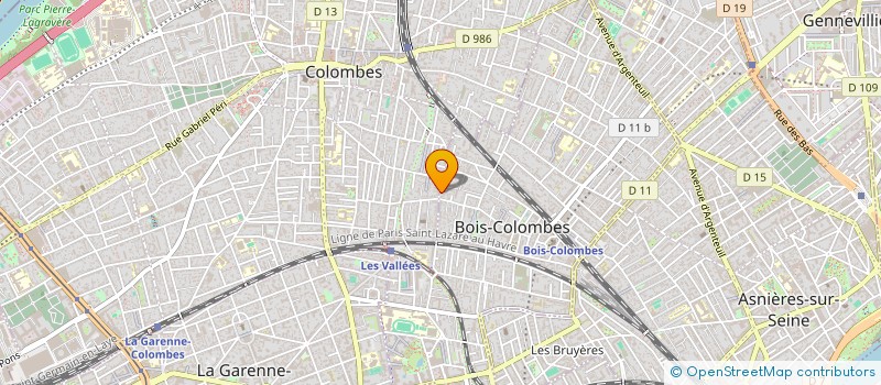 localisation de l'entreprise GENESIS DEVELOPPEMENT à BOIS COLOMBES