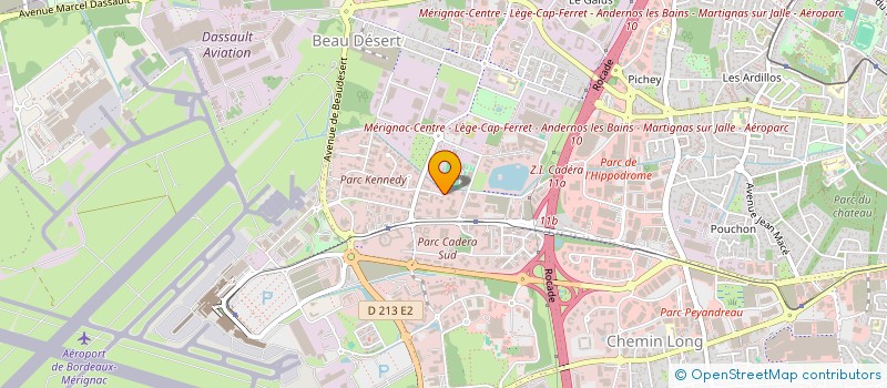 localisation de l'entreprise GENESIS GROUP à MERIGNAC