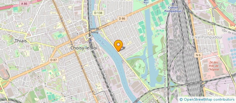 localisation de l'entreprise GENESIS INSTALLATIONS à CHOISY LE ROI