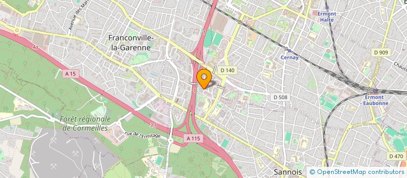 localisation de l'entreprise GENESIS LN à SANNOIS