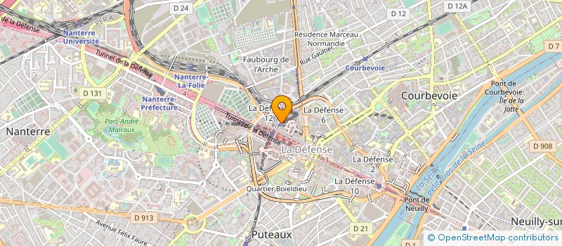 localisation de l'entreprise GENESIS NETWORKS EMEA à PUTEAUX