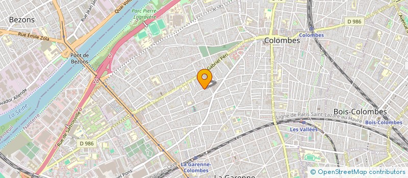 localisation de l'entreprise GENESIS RADIOLOGIE SAS  COLOMBES