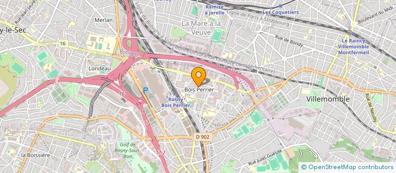 localisation de l'entreprise GENESIS TRANSPORT à ROSNY-SOUS-BOIS