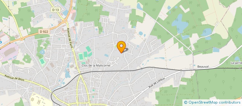 localisation de l'entreprise GENESIS21  ROMORANTIN-LANTHENAY